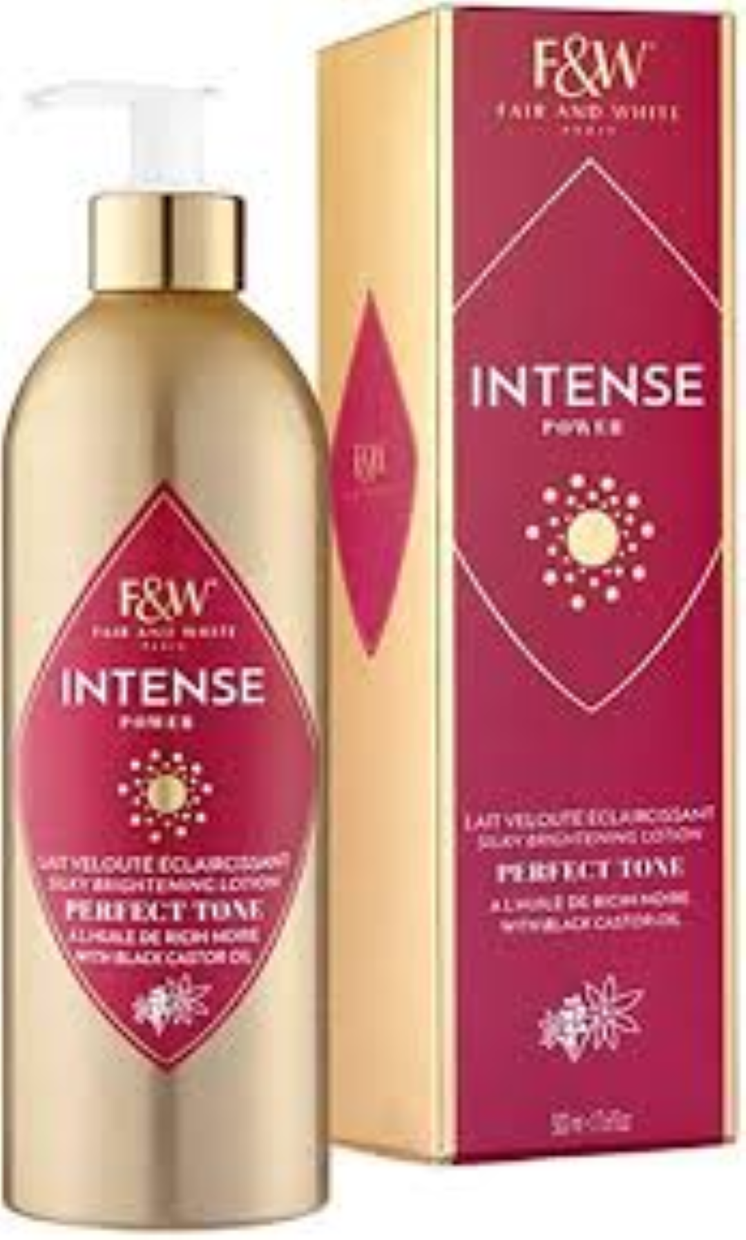 FAIR & WHITE I/POWER BRIGT/L B/CASTOR OIL 500ML
